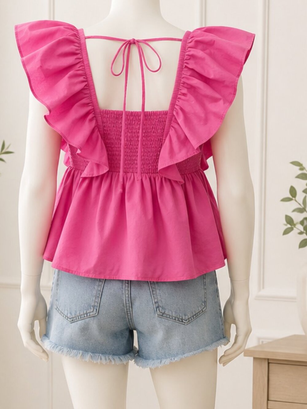 Free Assembly Ruffle Top - Picture 4 of 8